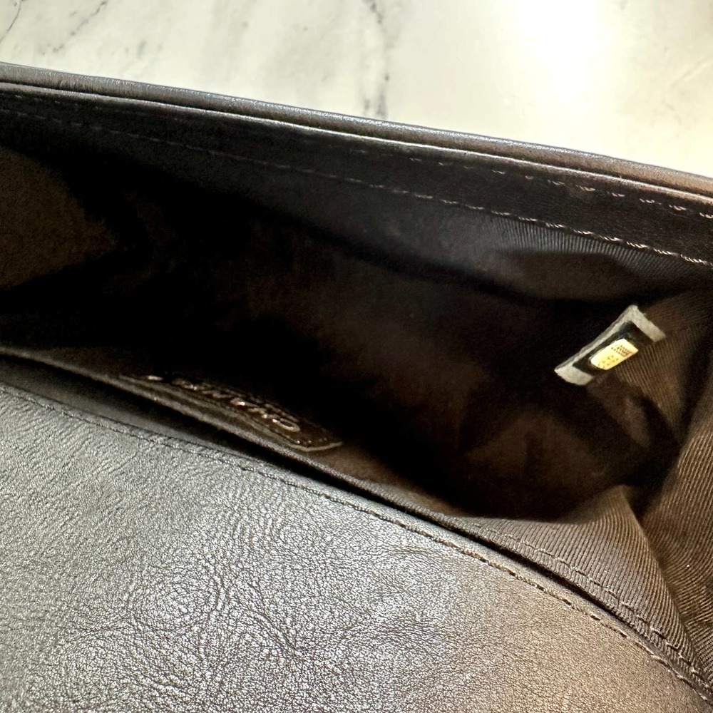 ❌❌ Chanel Boy Bag Metal Old Medium Classic Quilted Black Flap CC Leboy Calfskin - Picture 16 of 16